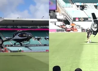 सिडनी क्रिकेट ग्राउंड में हेलीकॉप्टर से David Warner ने मारी एंट्री, बीच मैदान दिखाई फिल्म, प्लेयर की अदा पर लट्टू हुए फैंस 12 01 2024 david warner entry in bbl 13 23627350