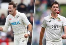 ऑस्ट्रेलिया बनाम न्यूजीलैंड दूसरा टेस्ट AUS vs NZ Test Tim Southee Pat Cummins