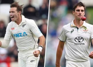 ऑस्ट्रेलिया बनाम न्यूजीलैंड दूसरा टेस्ट AUS vs NZ Test Tim Southee Pat Cummins