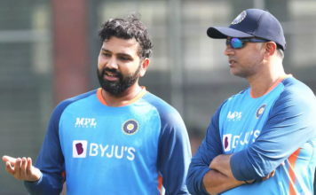 रोहित और द्रविड़ धर्मशाला पहुंचे rohit 1709626599