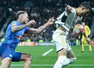 रियल मैड्रिड चैंपियंस लीग के क्वार्टर फाइनल में पहुंचा: विनीसियस के गोल से टीम ने दूसरे लेग में आरबी लीपजिंग से ड्रॉ खेला untitled 3 7 1709784397