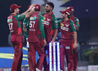 कोलकाता के खिलाफ मोहन बागान की जर्सी में उतरी लखनऊ maroon 1713101620