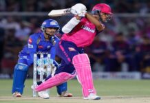 “राजस्थान रॉयल्स ने मुंबई इंडियंस को आसानी से हराया: यशस्वी जायसवाल का ताबड़तोड़ शतक, संदीप ने मारा ‘पंजा'” rr vs mi 98