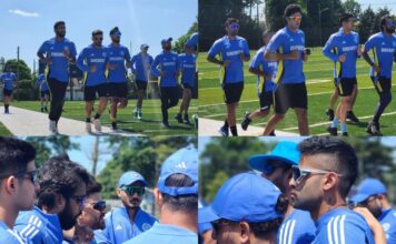 टी-20 वर्ल्डकप से पहले टीम इंडिया ने प्रैक्टिस शुरू की Team India 1 1
