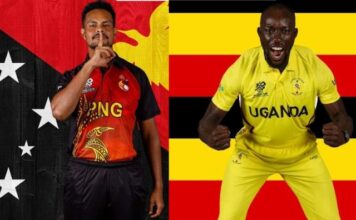वर्ल्ड कप में पापुआ न्यू गिनी VS युगांडा PNG vs UGA Pic Source X