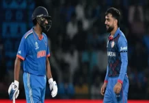 टी-20 वर्ल्डकप- सुपर 8 का तीसरा मैच भारत Vs अफगानिस्तान rohit sharma and rashid khan 1718869654