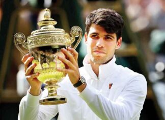 स्पेन के अल्कारेज लगातार दूसरी बार विंबलडन चैंपियन 15d10 10