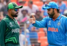चैंपियंस ट्रॉफी में एक मार्च 2025 को भिड़ सकते हैं भारत-पाकिस्तान rohit sharma and babar azam 1719916525