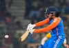 मंधाना ने ओवर में 5 चौके लगाए smriti mandhana