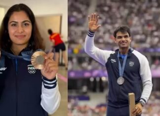 नीरज चोपड़ा की ब्रांड वैल्यू 335 करोड़ रुपए पहुंची 22 08 2024 neeraj and manu 23782771