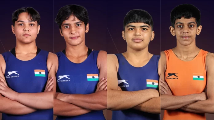 Aditi Kumari Neha Pulkit Mansi Lather Four Indian Women enter U17 Wrestling World Championships Final Aditi Kumari Neha Pulkit Mansi Lather Four Indian Women enter U17 Wrestling World Championships Final