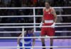 46 सेकेंड में मैच से हटीं इटली की महिला बॉक्सर Italian female boxer Angela Carini and Algerian boxer Iman Khalif