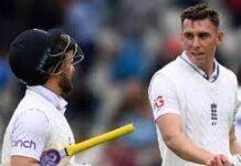 मैनचेस्टर टेस्ट के दूसरे दिन इंग्लैंड 23 रन से आगे images