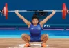 वेटलिफ्टर मीराबाई चानू ओलिंपिक मेडल चूकीं mirabai chanu olympic 112355965