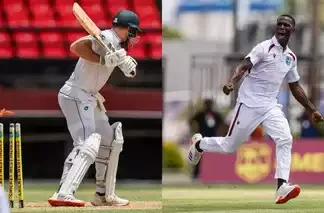 वेस्टइंडीज- साउथ अफ्रीका टेस्ट के पहले दिन 17 विकेट गिरे wi vs sa 112554328