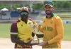 टी-20: वेस्टइंडीज ने साउथ अफ्रीका को 30 रन से हराया wi vs sa 2nd t20 west indies south africa by 30 runs three match series west indies vs south af 9618cb2acd4d7f084d77f89a82f10441
