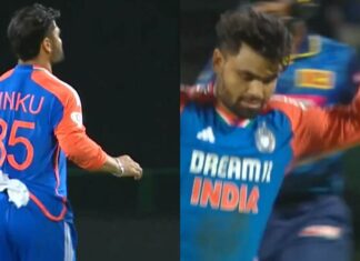 रिंकू सिंह की टी20 में शानदार गेंदबाजी-1 ओवर 3 विकेट, 31 07 2024 rinku singh 23768990