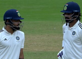 दलीप ट्रॉफी- इंडिया डी ने इंडिया ए को 290 रन पर ऑलआउट कर दिया। KL Rahul and Riyan Parag In Duleep Trophy 2024 India A vs India B And India C vs India D Matches