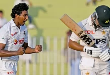रावलपिंडी टेस्ट- पाकिस्तानी टीम दूसरी पारी में भी लड़खड़ाई pakistan vs bangladesh 2nd test afp 1