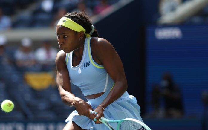 us open defending champion gauff keys advance to second round