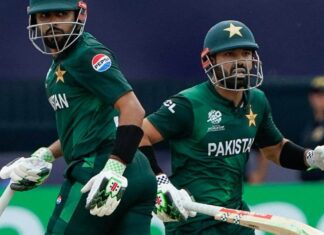 पाकिस्तान और इंग्लैंड के बीच खेले जा रहे टेस्ट मैच में आठवें नंबर के बैटर ने शतक ठोक दिया 15 06 2024 babar and rizwan 23739827