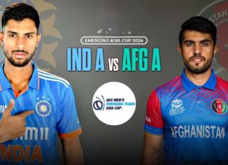 इमर्जिंग एशिया कप 2024- IND-A Vs AFG-A सेमीफाइनल मैच आज अल अमीरात क्रिकेट ग्राउंड में IND A vs AFG A Dream11 Prediction India A vs Afghanistan A Dream11 Team Emerging Teams Asia Cup 2024 Semi final 2