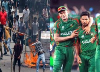 बांग्लादेश टीम के पहुंचते ही हिंदू महासभा का बढ़ा विरोध, cricket 1723636805209 1723636805398