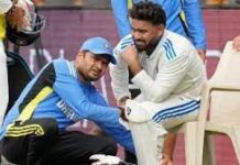 भारत-न्यूजीलैंड पहला टेस्ट- पंत के दाएं घुटने पर चोट images