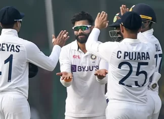 भारतीय टीम को 36 साल बाद घर में न्यूजीलैंड से बेंगलुरु टेस्ट में 8 विकेट से हार jadej 1