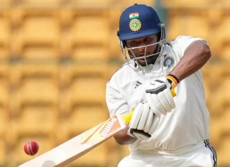 ईरानी कप- सरफराज खान का दोहरा शतक मुंबई और रेस्ट ऑफ इंडिया के बीच खेला जा रहा है sarfraz