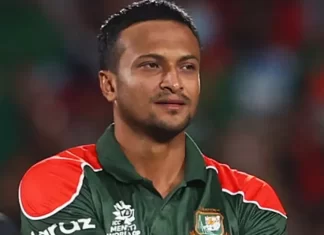 शाकिब ने छात्र प्रदर्शन के दौरान चुप्पी पर माफी मांगी shakib al hasan sixteen nine 11zon