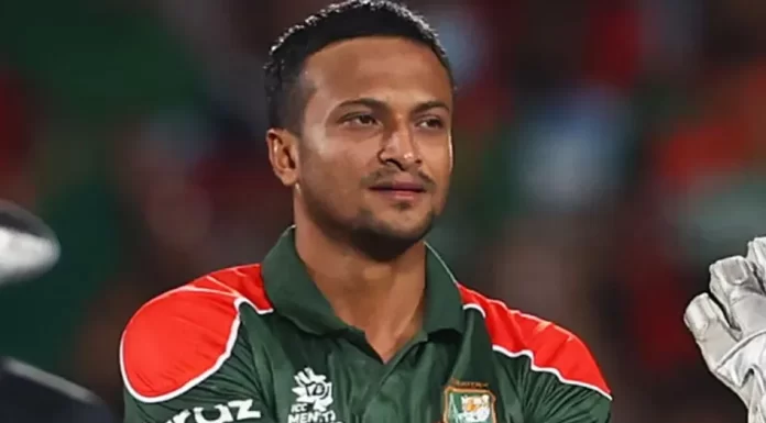 शाकिब ने छात्र प्रदर्शन के दौरान चुप्पी पर माफी मांगी shakib al hasan sixteen nine 11zon