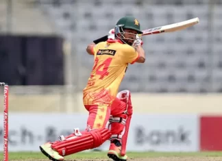 टी-20i में जिम्बाब्वे ने बुधवार को गाम्बिया के खिलाफ सबसे बड़े स्कोर का वर्ल्ड रिकॉर्ड बना दिया zimbabwe highest t20i score record afp