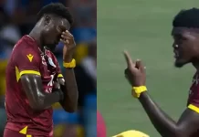 तेज गेंदबाज अल्जारी जोसेफ 2 मैच के लिए बैन कर दिए गए हैं, कप्तान से बहस की Alzarri Joseph