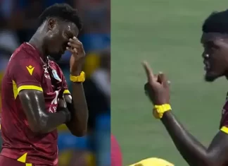 तेज गेंदबाज अल्जारी जोसेफ 2 मैच के लिए बैन कर दिए गए हैं, कप्तान से बहस की Alzarri Joseph