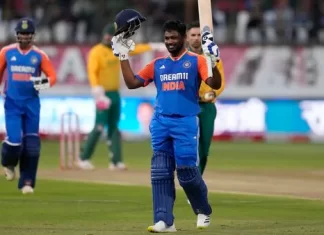 संजू टी-20 में लगातार दो शतक लगाने वाले पहले भारतीय Sanju Samson 1731083578867 1731083579134