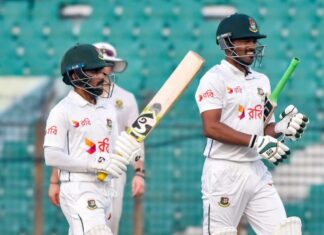 खेले जा रहे दूसरे टेस्ट मैच में साउथ अफ्रीका ने बांग्लादेश को 273 रनों से हरा दिया दक्षिण अफ्रीका ने बांग्लादेश को पारी और 273 रन से 1024x768