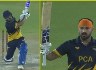 पंजाब के बल्लेबाज अनमोलप्रीत ने 35 बॉल में सेंचुरी लगाई Anmolpreet Singh centurt