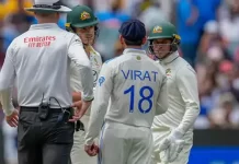 मेलबर्न टेस्ट- कोहली पर मैच फीस का 20% जुर्माना Fine on virat kohli