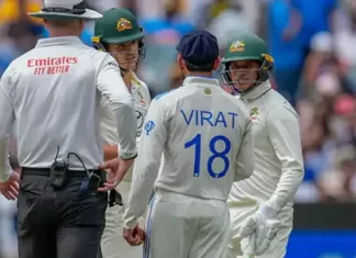 मेलबर्न टेस्ट- कोहली पर मैच फीस का 20% जुर्माना Fine on virat kohli