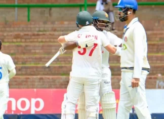 जिम्बाब्वे और अफगानिस्तान के बीच बुलवायो में टेस्ट में जिम्बाब्वे ने 586 रन बनाए Zimbabwe 1 1 V jpg 1280x720 4g