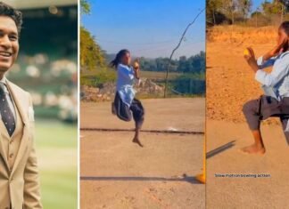 सचिन तेंदुलकर ने तेज गेंदबाजी कर रही 12 साल की एक लड़की का वीडियो शेयर किया sachin tendulkar