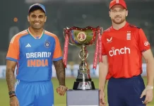 IND vs ENG तीसरा टी-20 सीरीज का तीसरा मुकाबला आज राजकोट में 67966a0fec7a9 suryakumar yadav and jos buttler cover 265954728 16x9