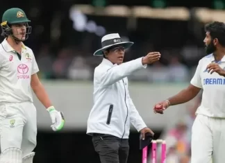 भारत और ऑस्ट्रेलिया के बीच खेला जा रहा सिडनी टेस्ट में बुमराह को कोंस्टास ने उकसाया Jasprit Konstas