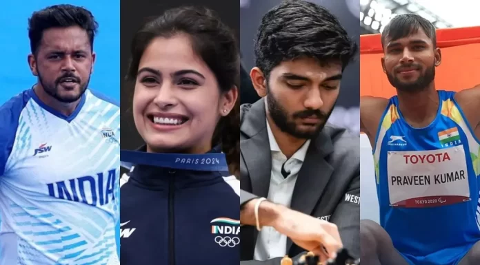 मनु भाकर, गुकेश, हरमनप्रीत और प्रवीण को खेल रत्न का ऐलान खेल मंत्रालय ने किया Khel Ratna Award announced V jpg 1280x720 4g