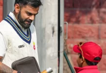 रणजी ट्रॉफी-भारतीय बैटर विराट कोहली ने आधे घंटे नेट्स पर बैटिंग की RG550onRKUeLYswFnR3j