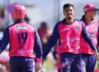 SA20- पार्ल रॉयल्स ने सुपर जायंट्स को 6 विकेट से हराया paarl royals becomes first team to bowled 20 overs of spin in sa20 match mdl