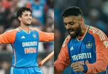 टी-20 ICC रैंकिंग जारी, अभिषेक शर्मा नंबर-2 बल्लेबाज बने Abhishek Sharma and Varun Chakravarthy 1738745416604 1738745429958