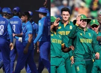 अफगानिस्तान बनाम साउथ अफ्रीका मुकाबला शुक्रवार को कराची में खेला जाएगा. Image Credit Twitter X 2025 02 20T145135.641