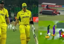 चैंपियंस ट्रॉफी: बारिश के कारण ऑस्ट्रेलिया-अफगानिस्तान मैच रद्द, ऑस्ट्रेलिया सेमीफाइनल में पहुंचा Australia advances to the semifinals after match against Afghanistan gets called off due to rain and wet out field